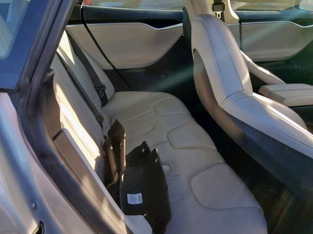 5YJSA1CG0DFP18109 - 2013 TESLA MODEL S SILVER photo 6