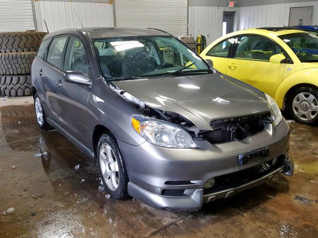 2T1KR32E74C258469 - 2004 TOYOTA MATRIX XR GRAY photo 1