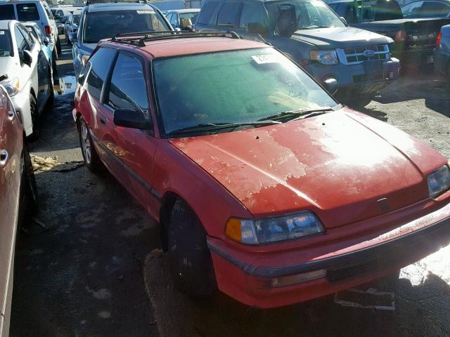 2HGED6452MH572483 - 1991 HONDA CIVIC DX RED photo 1