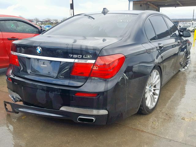 WBAKB8C57ACY63013 - 2010 BMW 750 LI BLACK photo 4