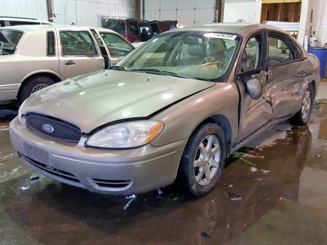 1FAFP56U17A144051 - 2007 FORD TAURUS SEL TAN photo 2