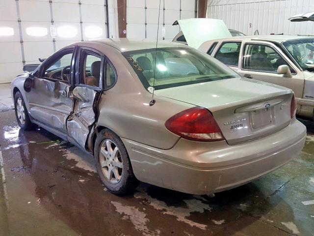 1FAFP56U17A144051 - 2007 FORD TAURUS SEL TAN photo 3