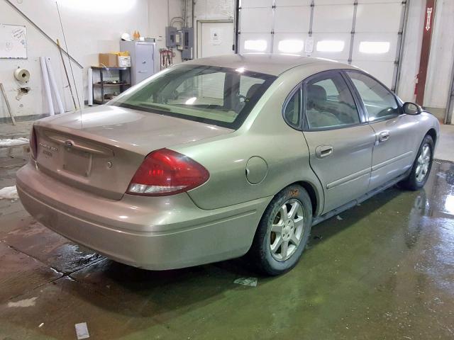 1FAFP56U17A144051 - 2007 FORD TAURUS SEL TAN photo 4