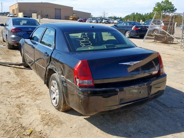 2C3LA43R87H861450 - 2007 CHRYSLER 300 BLACK photo 3