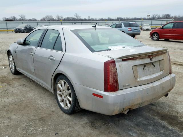 1G6DC67A260108433 - 2006 CADILLAC STS SILVER photo 3