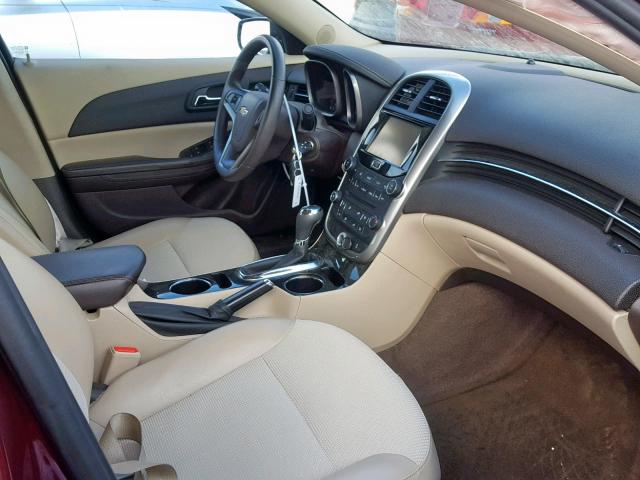 1G11C5SL1FF311046 - 2015 CHEVROLET MALIBU 1LT MAROON photo 5