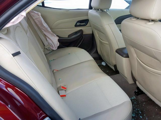 1G11C5SL1FF311046 - 2015 CHEVROLET MALIBU 1LT MAROON photo 6