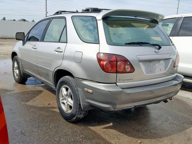 JT6HF10U7Y0120858 - 2000 LEXUS RX 300 SILVER photo 3