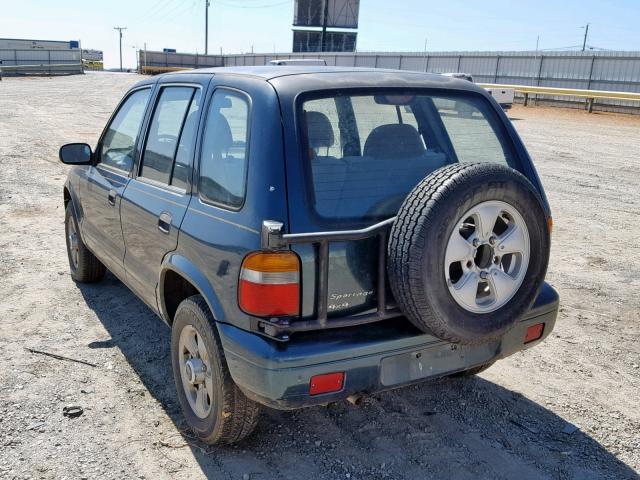 KNDJA7236V5547222 - 1997 KIA SPORTAGE GREEN photo 3