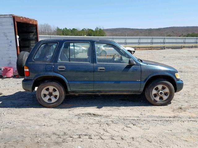 KNDJA7236V5547222 - 1997 KIA SPORTAGE GREEN photo 9