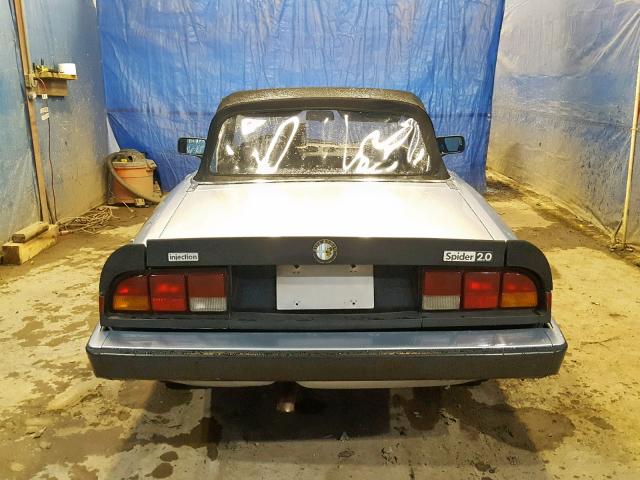 ZARBA5417E1019237 - 1984 ALFA ROMEO VELOCE 200 GRAY photo 6