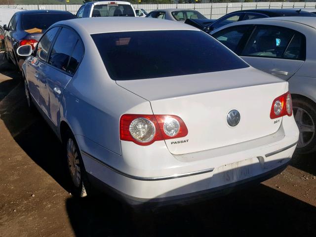 WVWJK73CX7P018892 - 2007 VOLKSWAGEN PASSAT WHITE photo 3