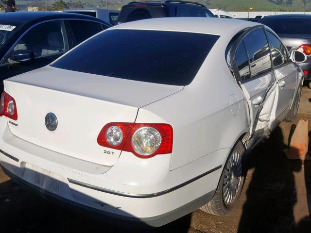 WVWJK73CX7P018892 - 2007 VOLKSWAGEN PASSAT WHITE photo 4