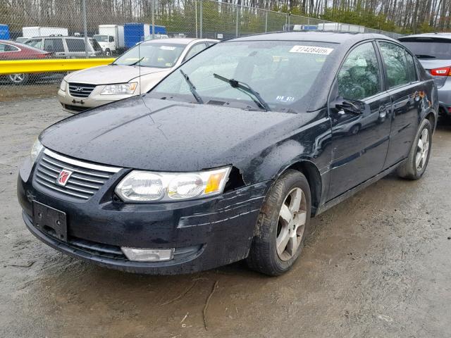 1G8AK55FX7Z121076 - 2007 SATURN ION LEVEL BLACK photo 2