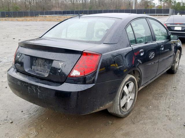 1G8AK55FX7Z121076 - 2007 SATURN ION LEVEL BLACK photo 4