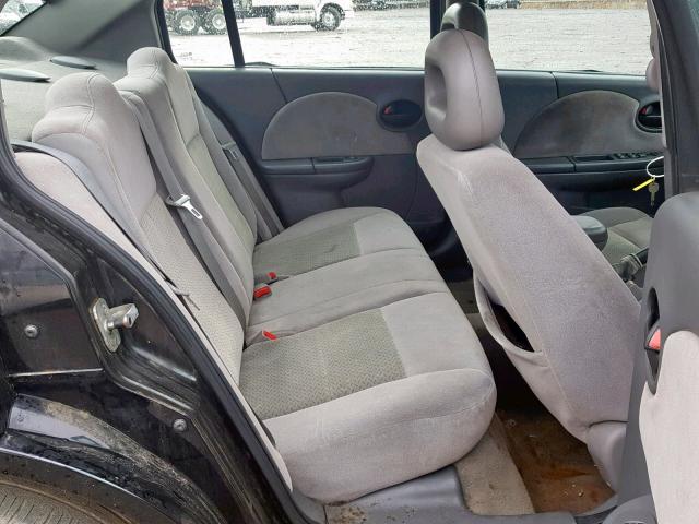1G8AK55FX7Z121076 - 2007 SATURN ION LEVEL BLACK photo 6