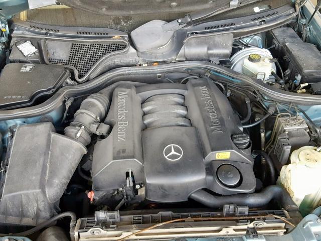 WDBJF65J01B340230 - 2001 MERCEDES-BENZ E 320 GREEN photo 7