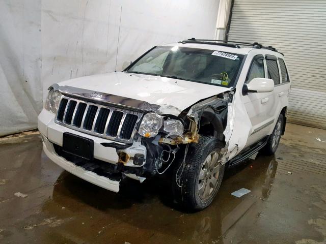 1J8HR58TX9C521798 - 2009 JEEP GRAND CHER WHITE photo 2