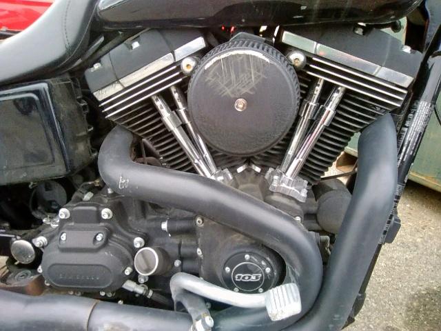 1HD1GXM10EC317633 - 2014 HARLEY-DAVIDSON FXDB DYNA BLACK photo 7