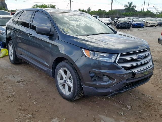 2FMTK3G89FBC02150 - 2015 FORD EDGE SE GREEN photo 1