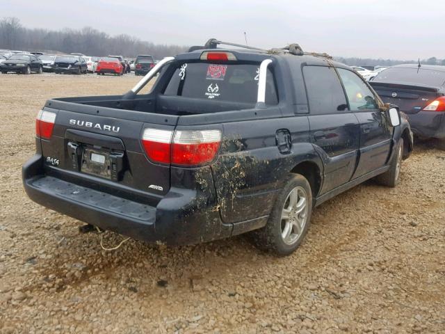 4S4BT62C667102148 - 2006 SUBARU BAJA SPORT BLACK photo 4