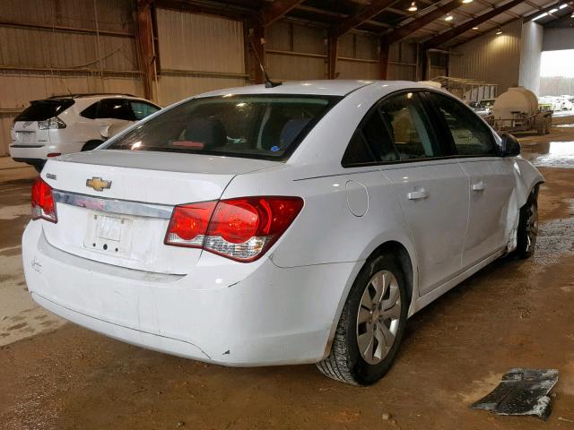 1G1PA5SHXE7150331 - 2014 CHEVROLET CRUZE LS WHITE photo 4