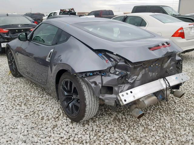 JN1AZ4EH1HM953663 - 2017 NISSAN 370Z BASE CHARCOAL photo 3