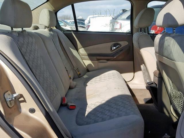1G1ZT54874F179886 - 2004 CHEVROLET MALIBU LS 金色 照片 6
