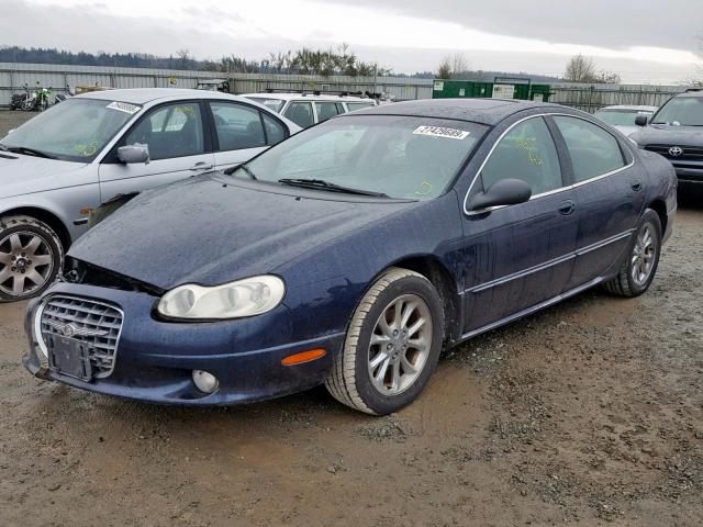 2C3AC56G21H523230 - 2001 CHRYSLER LHS BLUE photo 2