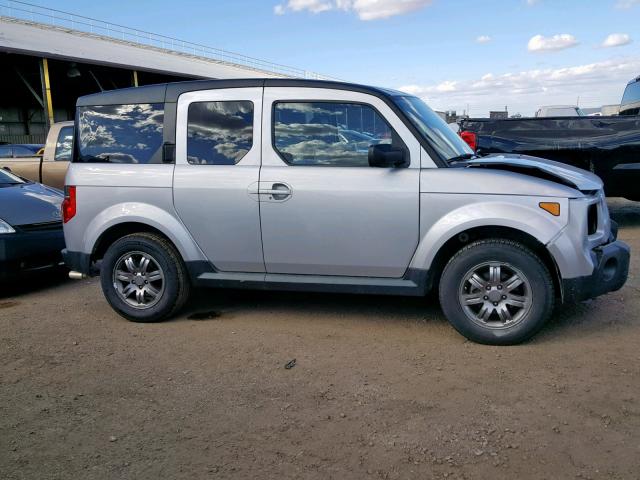 5J6YH28748L016893 - 2008 HONDA ELEMENT EX SILVER photo 9