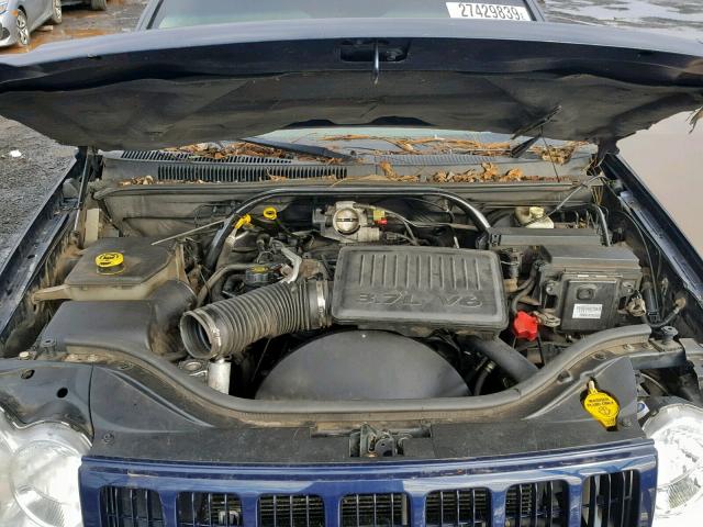 1J4GR48K15C680329 - 2005 JEEP GRAND CHER BLUE photo 7