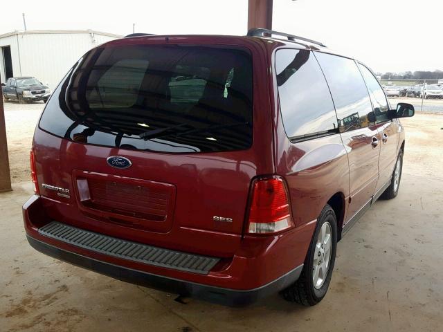 2FMZA57644BB27202 - 2004 FORD FREESTAR S RED photo 4