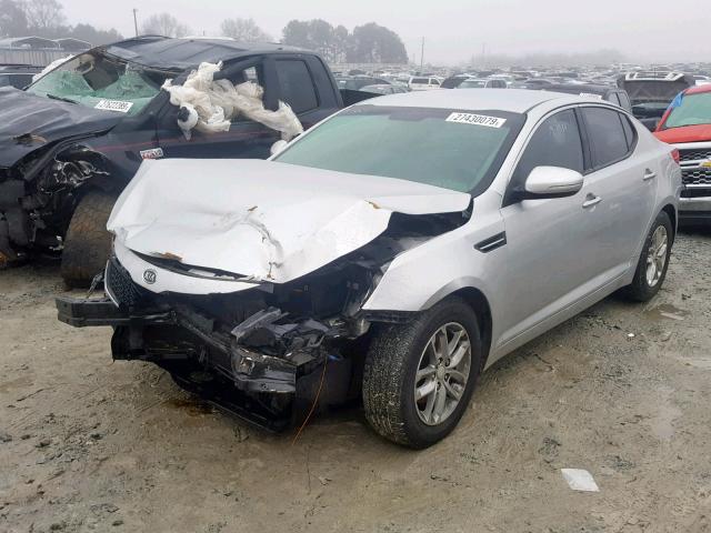 5XXGM4A70CG048722 - 2012 KIA OPTIMA LX SILVER photo 2