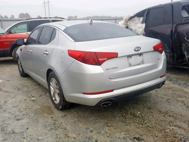 5XXGM4A70CG048722 - 2012 KIA OPTIMA LX SILVER photo 3