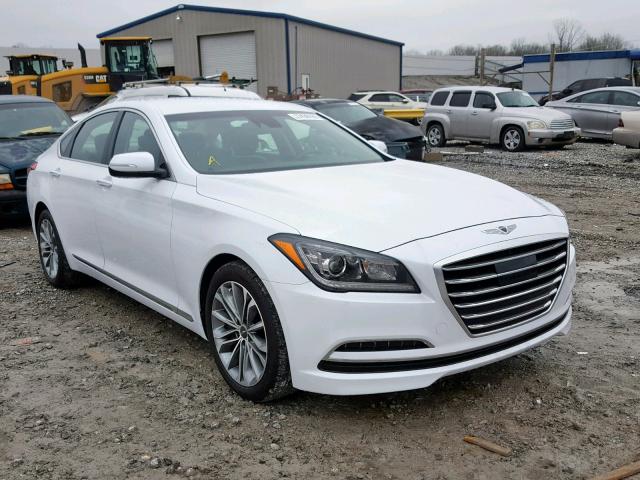 KMHGN4JE2HU203263 - 2017 GENESIS G80 BASE WHITE photo 1