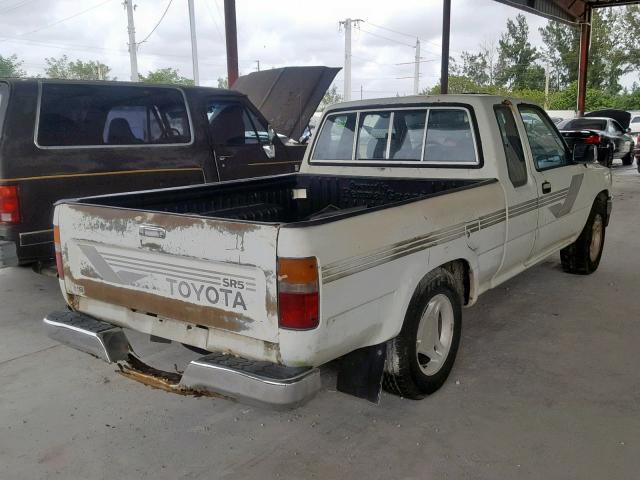 JT4VN93G7L5011587 - 1990 TOYOTA PICKUP 1/2 WHITE photo 4