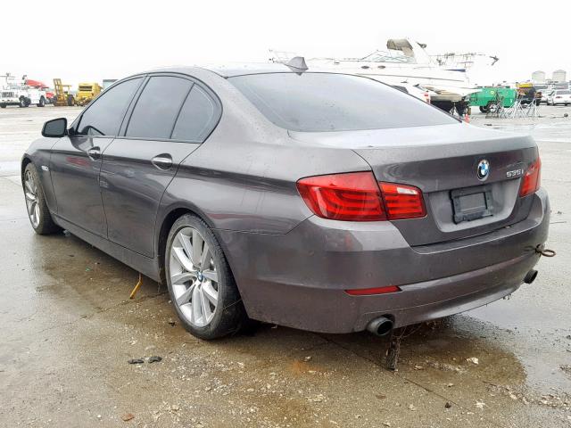 WBAFR7C56BC800560 - 2011 BMW 535 I BROWN photo 3