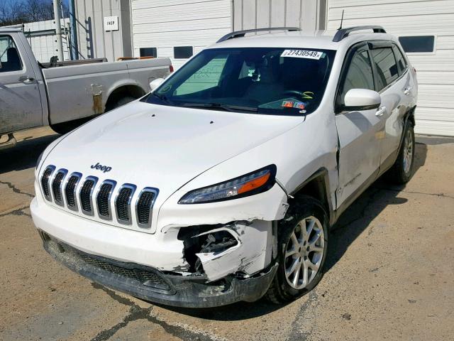 1C4PJMCB4GW361822 - 2016 JEEP CHEROKEE L WHITE photo 2