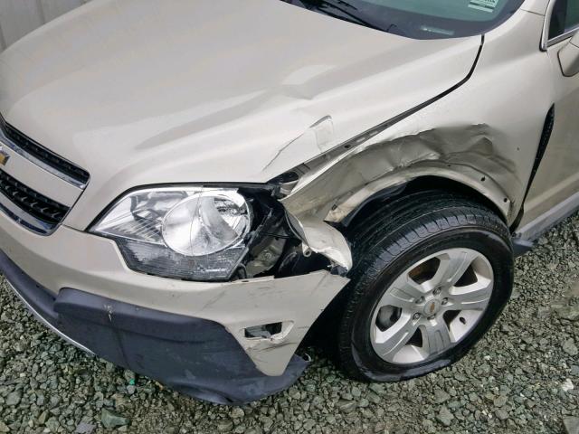 3GNAL2EK9DS637198 - 2013 CHEVROLET CAPTIVA LS 米色 照片 9