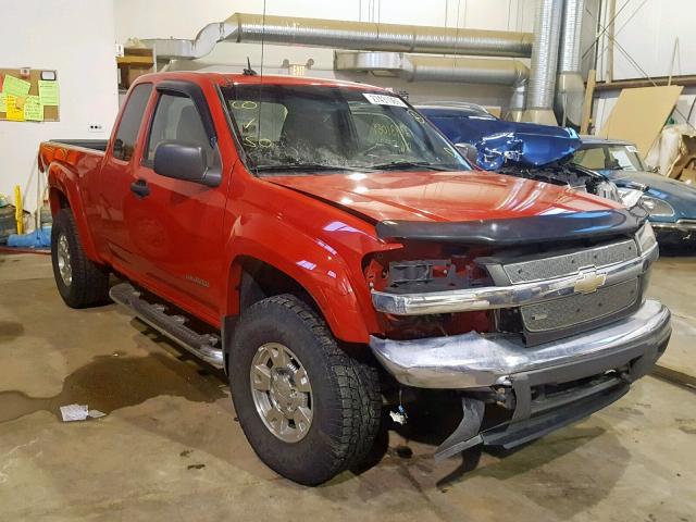 1GCDT39E488223664 - 2008 CHEVROLET COLORADO L RED photo 1
