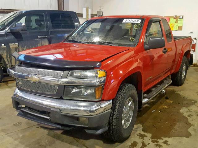 1GCDT39E488223664 - 2008 CHEVROLET COLORADO L RED photo 2