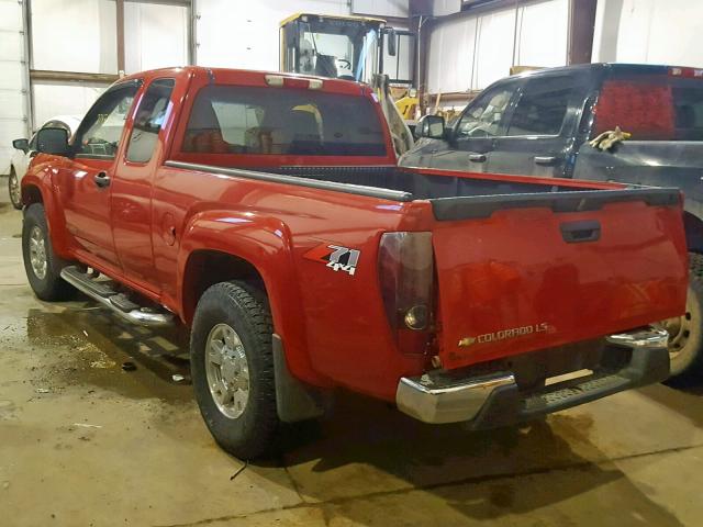 1GCDT39E488223664 - 2008 CHEVROLET COLORADO L RED photo 3