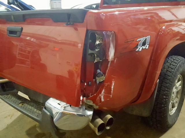 1GCDT39E488223664 - 2008 CHEVROLET COLORADO L RED photo 9