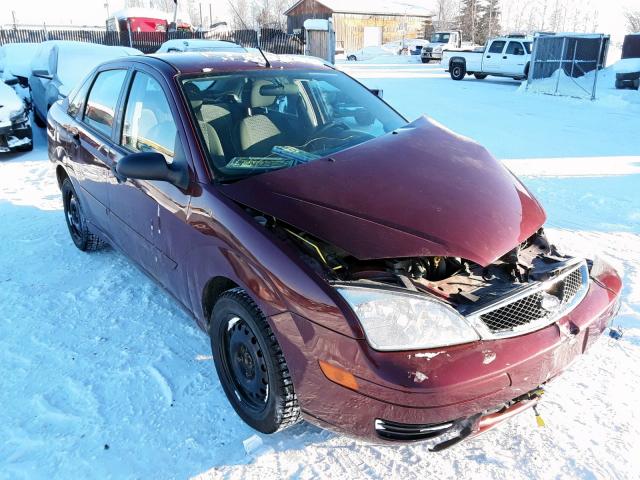 1FAFP34N97W297974 - 2007 FORD FOCUS ZX4 RED photo 1