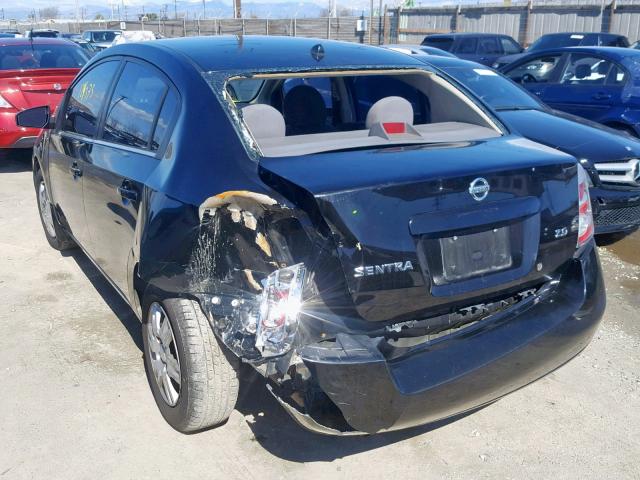 3N1AB61E67L634831 - 2007 NISSAN SENTRA 2.0 BLACK photo 3