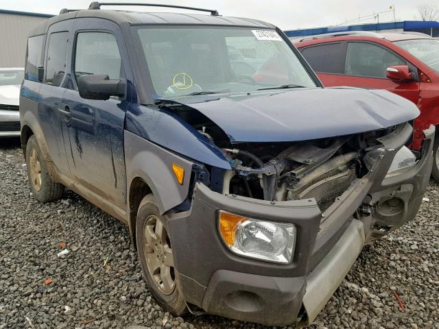 5J6YH285X3L012838 - 2003 HONDA ELEMENT EX BLUE photo 1