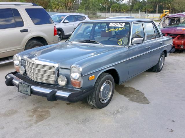 11511412044311 - 1976 MERCEDES-BENZ 300D BLUE photo 2