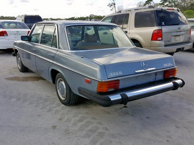 11511412044311 - 1976 MERCEDES-BENZ 300D BLUE photo 3