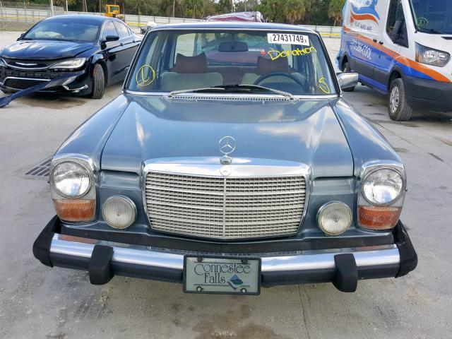 11511412044311 - 1976 MERCEDES-BENZ 300D BLUE photo 9