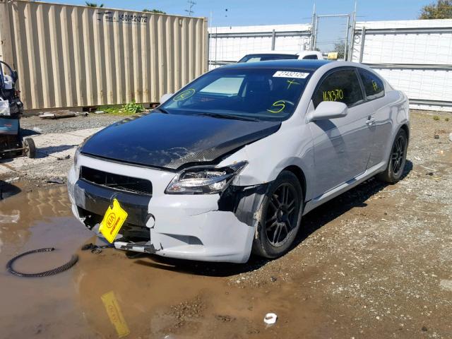 JTKDE177360105483 - 2006 TOYOTA SCION TC 灰色 照片 2